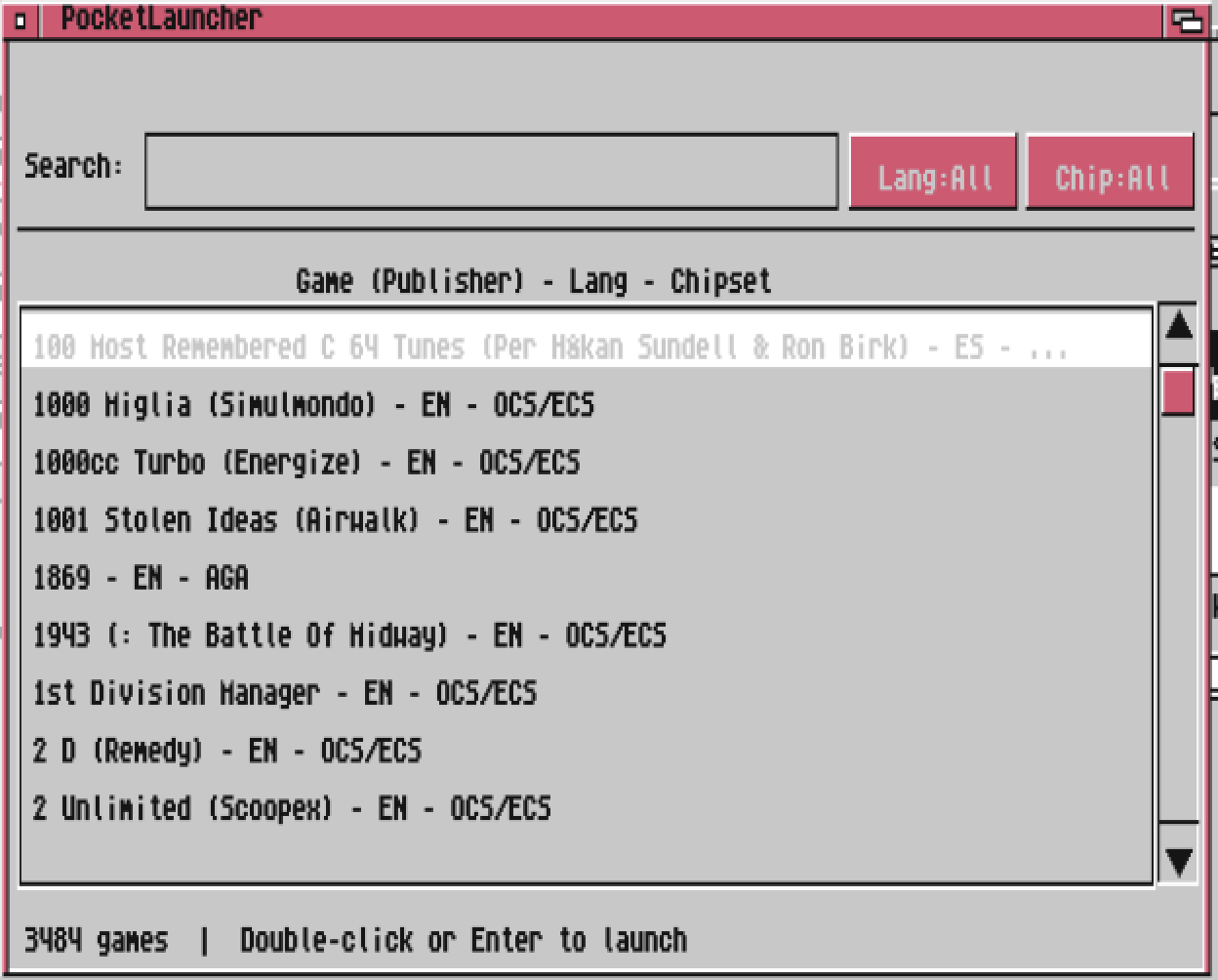 PocketLauncher screenshot 1