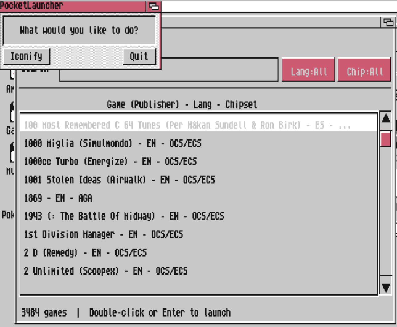 PocketLauncher screenshot 3
